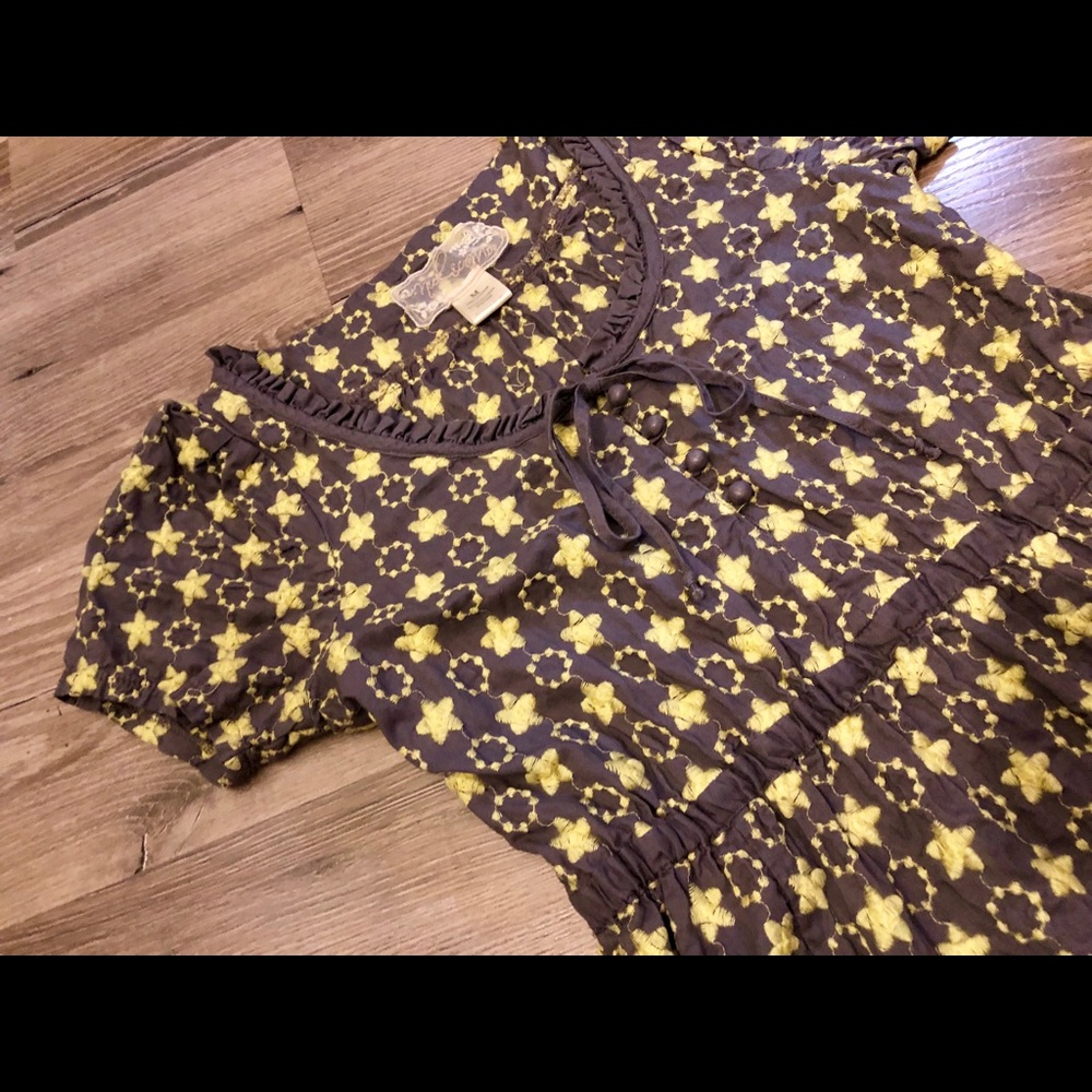 Nick & Mo Anthropologie Embroidered Dress/Top✨ - Picture 3 of 9